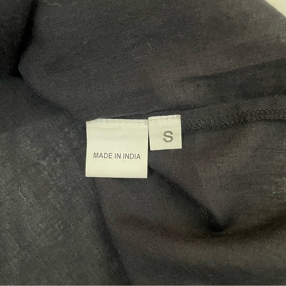 Chan Luu Lexington One Shoulder Ruffle Top Black - Picture 7 of 11